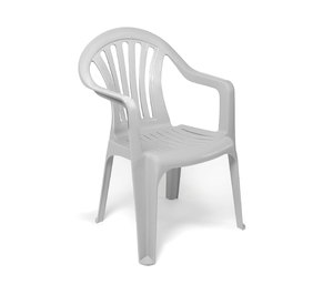 Кресло пластиковое, белое